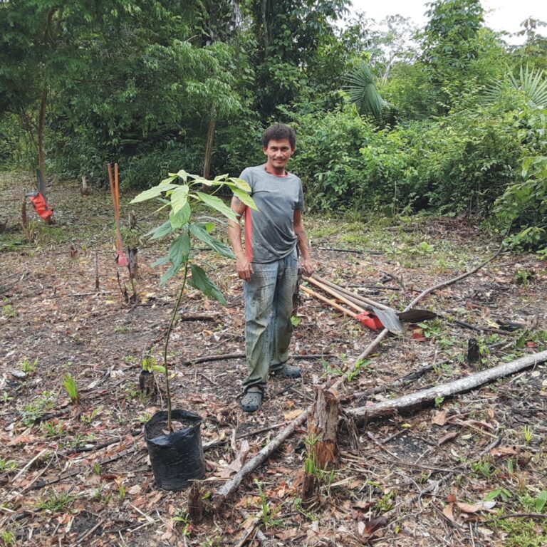 maquina on his land